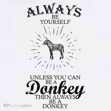 Always Be A Donkey Comfort Colors Garment-Dyed Hooded Sweatshirt