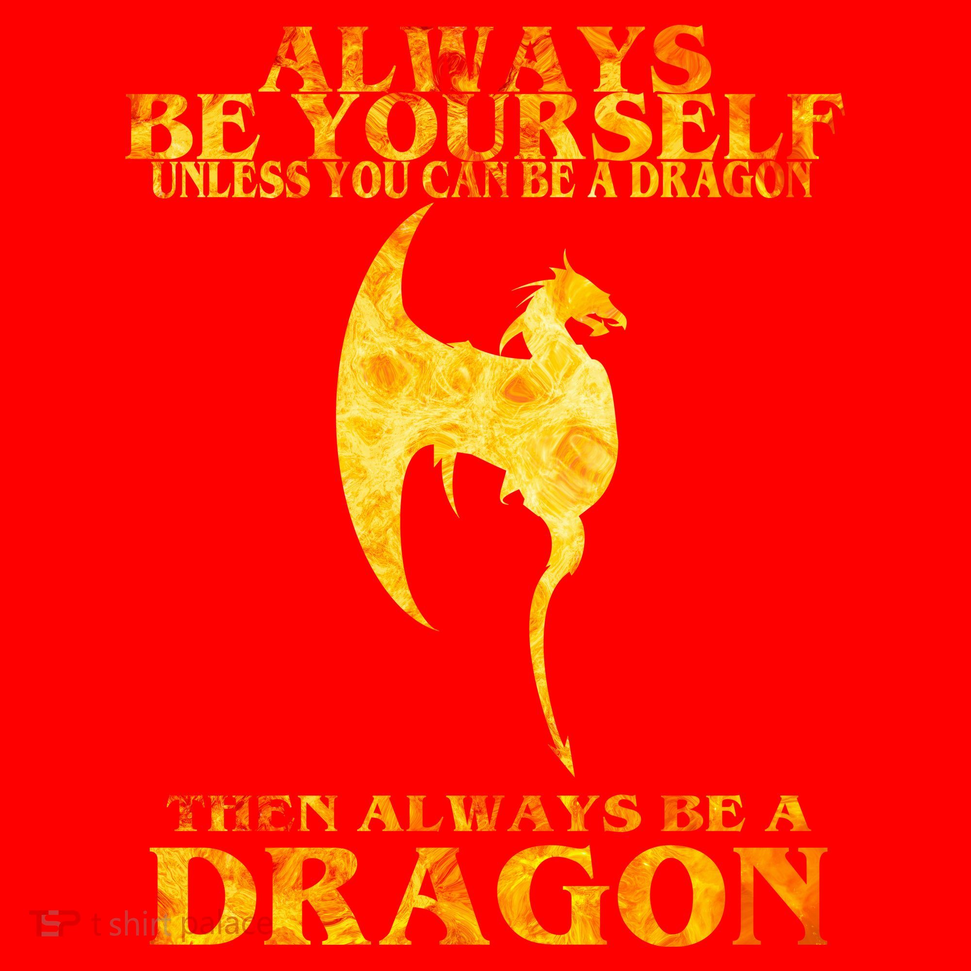 Always Be A Dragon Santa Hat