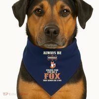 Always Be A Fox USA-Made Doggie Bandana thumb 1
