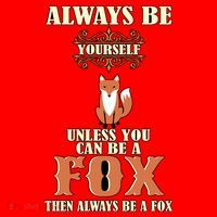 Always Be A Fox Santa Hat thumb 1