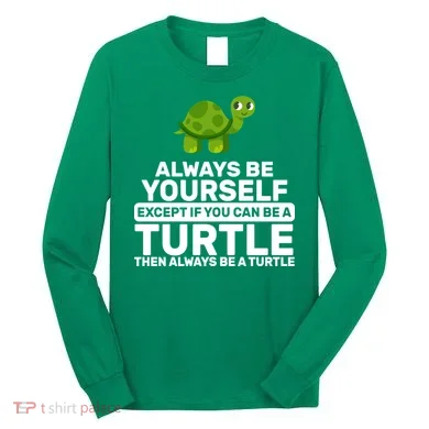 Always Be A Turtle Long Sleeve Shirt