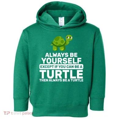 Always Be A Turtle Toddler Hoodie
