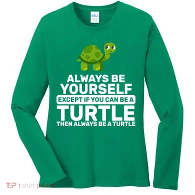 Always Be A Turtle Women's Long Sleeve Shirt