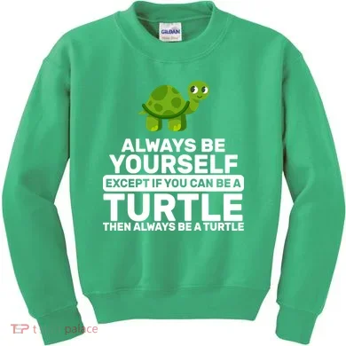 Always Be A Turtle Kids Sweatshirt