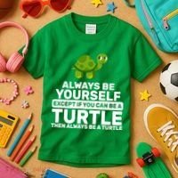 Always Be A Turtle Kids T-Shirt thumb 3
