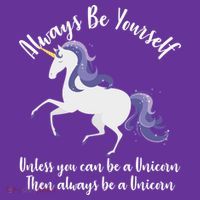 Always Be A Unicorn  Baby Bodysuit thumb 2