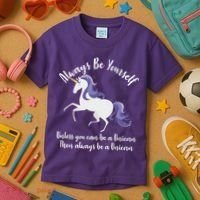 Always Be A Unicorn  Kids T-Shirt thumb 3