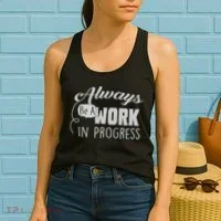 Always Be A Work In Progress Women's Tank Top thumb 2
