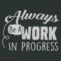 Always Be A Work In Progress Kids Long Sleeve Shirt thumb 2