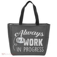 Always Be A Work In Progress Tote Bag thumb 0
