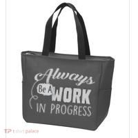 Always Be A Work In Progress Tote Bag thumb 3