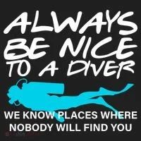 Always Be Nice To A Diver Tumbler thumb 3