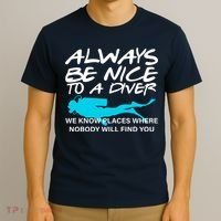 Always Be Nice To A Diver T-Shirt thumb 3