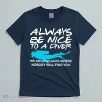 Always Be Nice To A Diver T-Shirt thumb 5