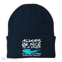 Always Be Nice To A Diver Beanie thumb 0