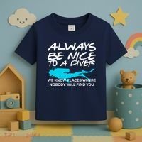Always Be Nice To A Diver Toddler T-Shirt thumb 3