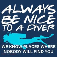 Always Be Nice To A Diver Kids Sweatshirt thumb 2