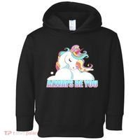 Always Be You Unicorn Toddler Hoodie thumb 0