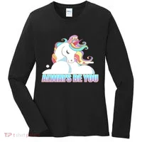 Always Be You Unicorn Women's Long Sleeve Shirt thumb 0