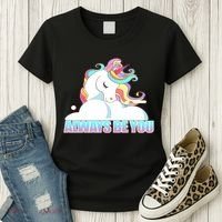 Always Be You Unicorn Women's T-Shirt thumb 3