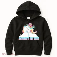 Always Be You Unicorn Kids Hoodie thumb 0