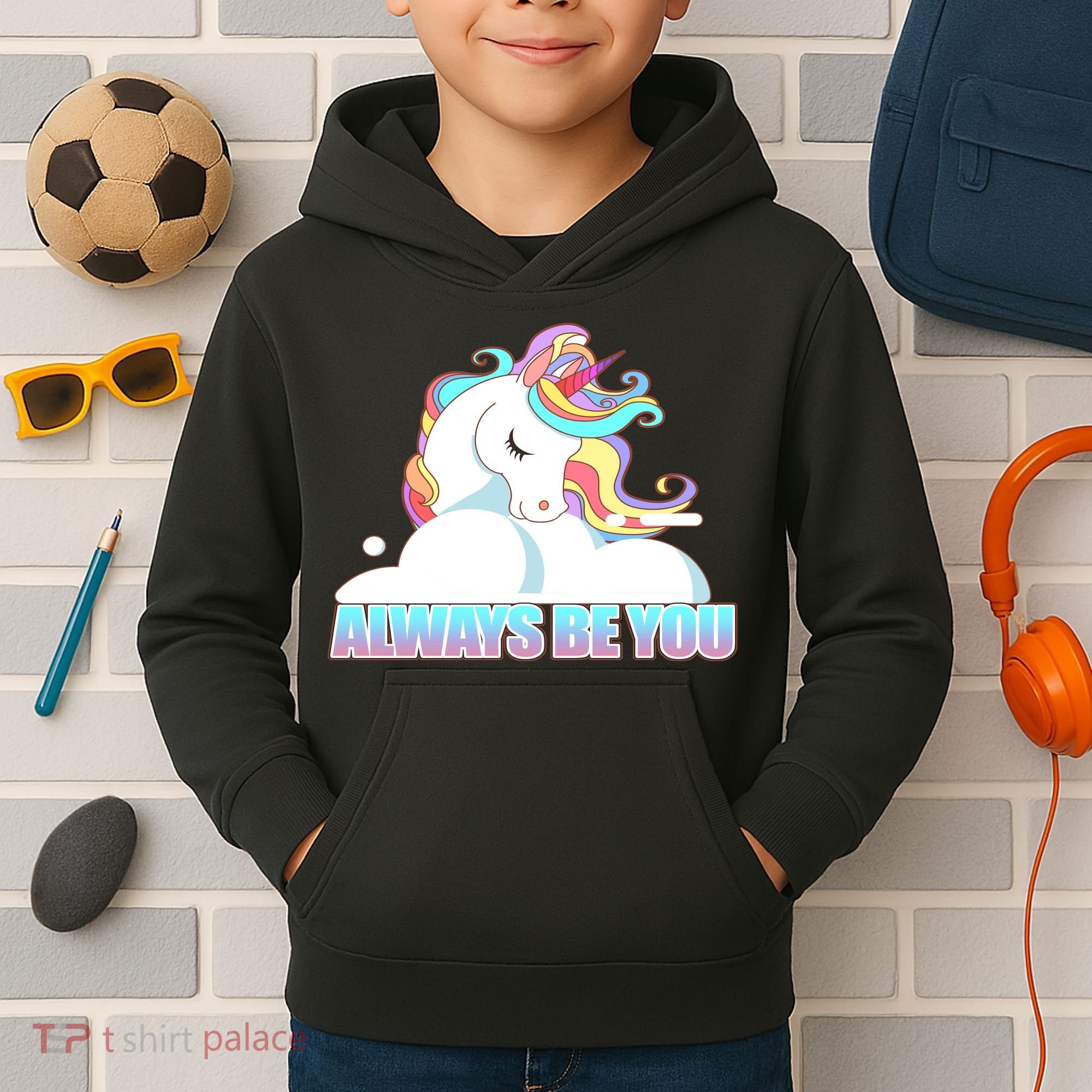 Always Be You Unicorn Kids Hoodie