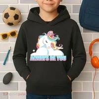 Always Be You Unicorn Kids Hoodie thumb 2