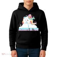 Always Be You Unicorn Kids Hoodie thumb 4