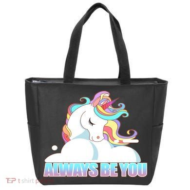 Always Be You Unicorn Tote Bag