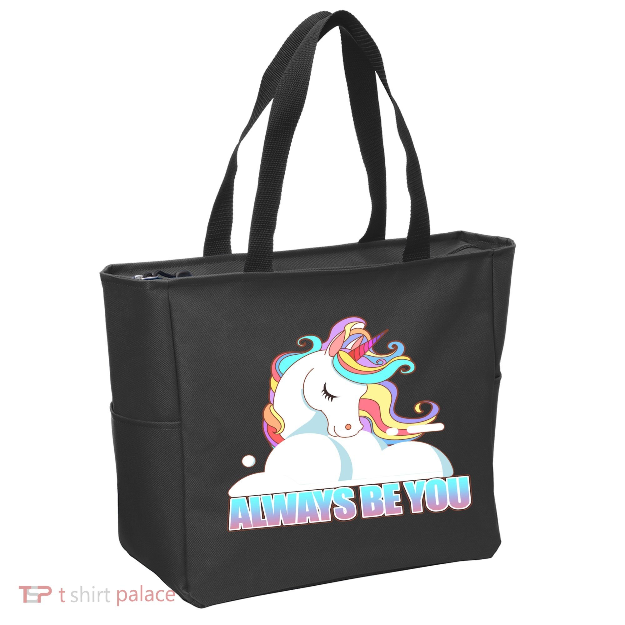 Always Be You Unicorn Tote Bag