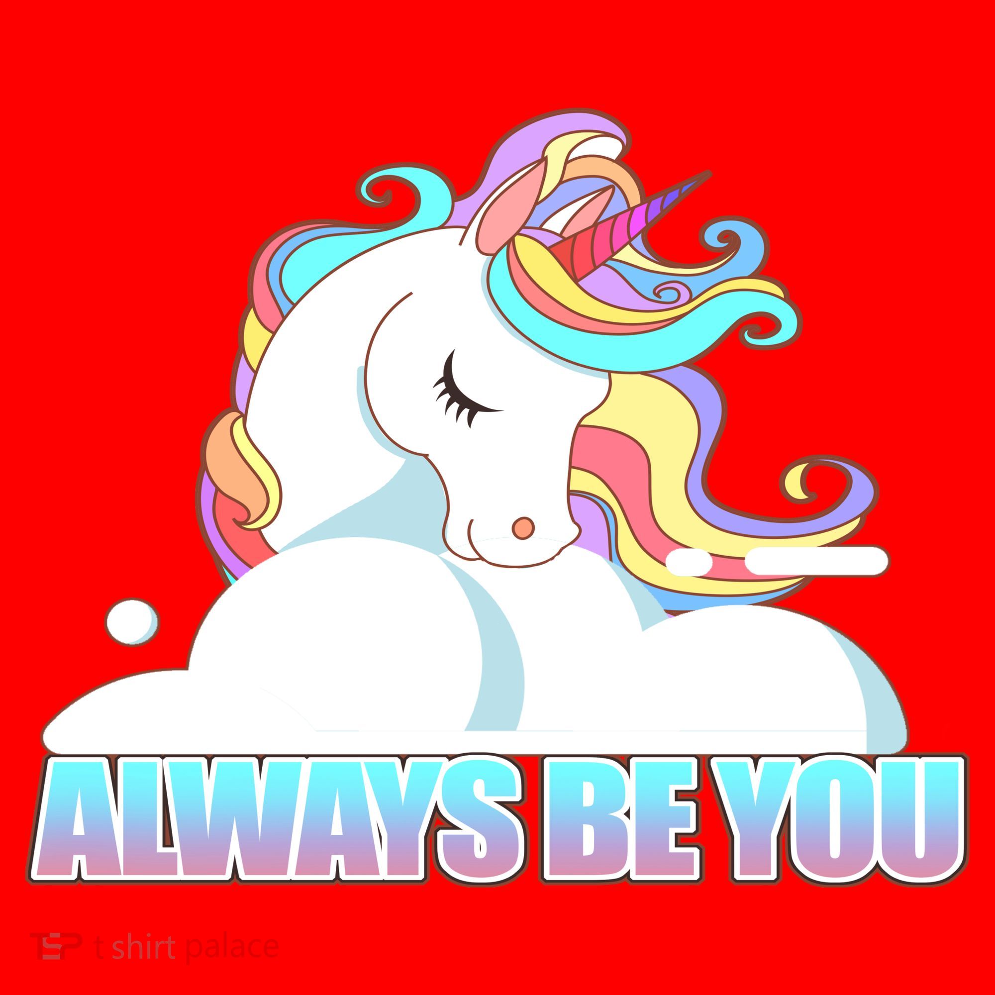 Always Be You Unicorn Santa Hat