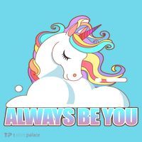 Always Be You Unicorn Button thumb 1