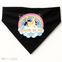Always Be You Unicorn Rainbow USA-Made Doggie Bandana thumb 0