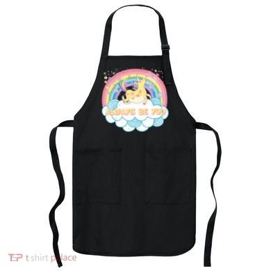 Always Be You Unicorn Rainbow Apron