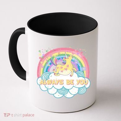Always Be You Unicorn Rainbow Coffee Mug