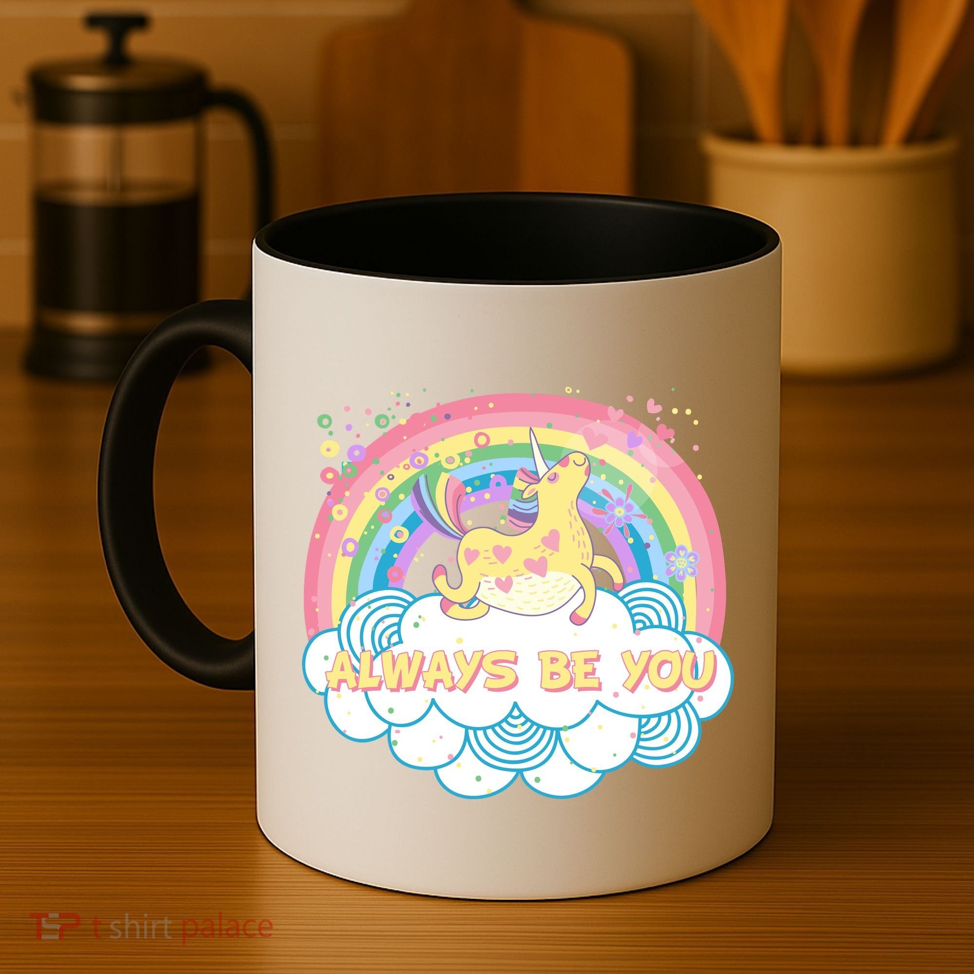 Always Be You Unicorn Rainbow Coffee Mug