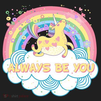 Always Be You Unicorn Rainbow Beanie