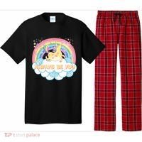 Always Be You Unicorn Rainbow Pajama Set thumb 0