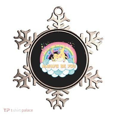 Always Be You Unicorn Rainbow Ornament
