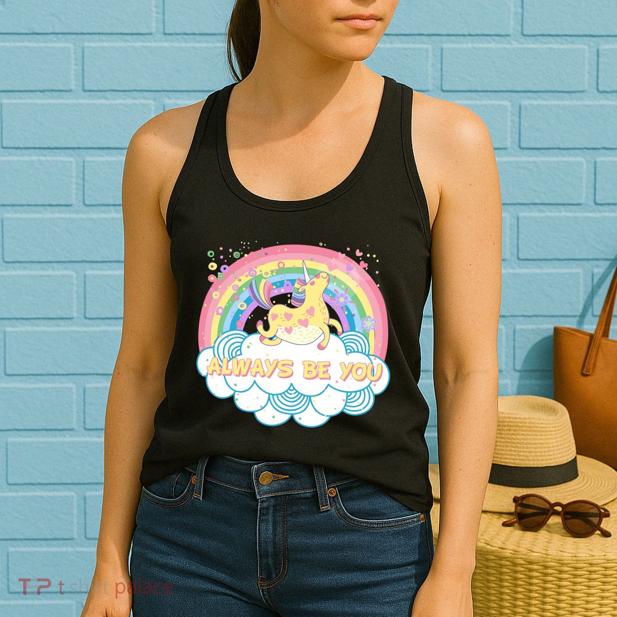 Always Be You Unicorn Rainbow Women's Tank Top