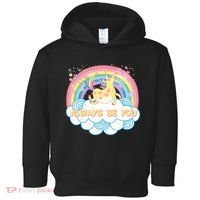 Always Be You Unicorn Rainbow Toddler Hoodie thumb 0