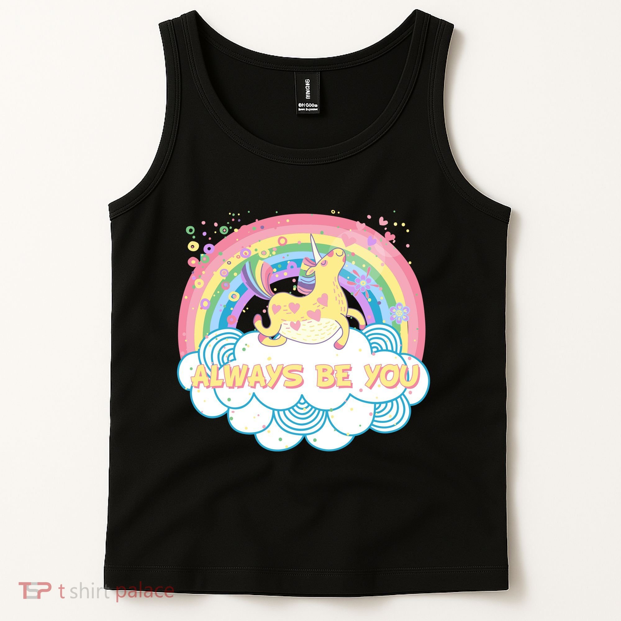 Always Be You Unicorn Rainbow Tank Top