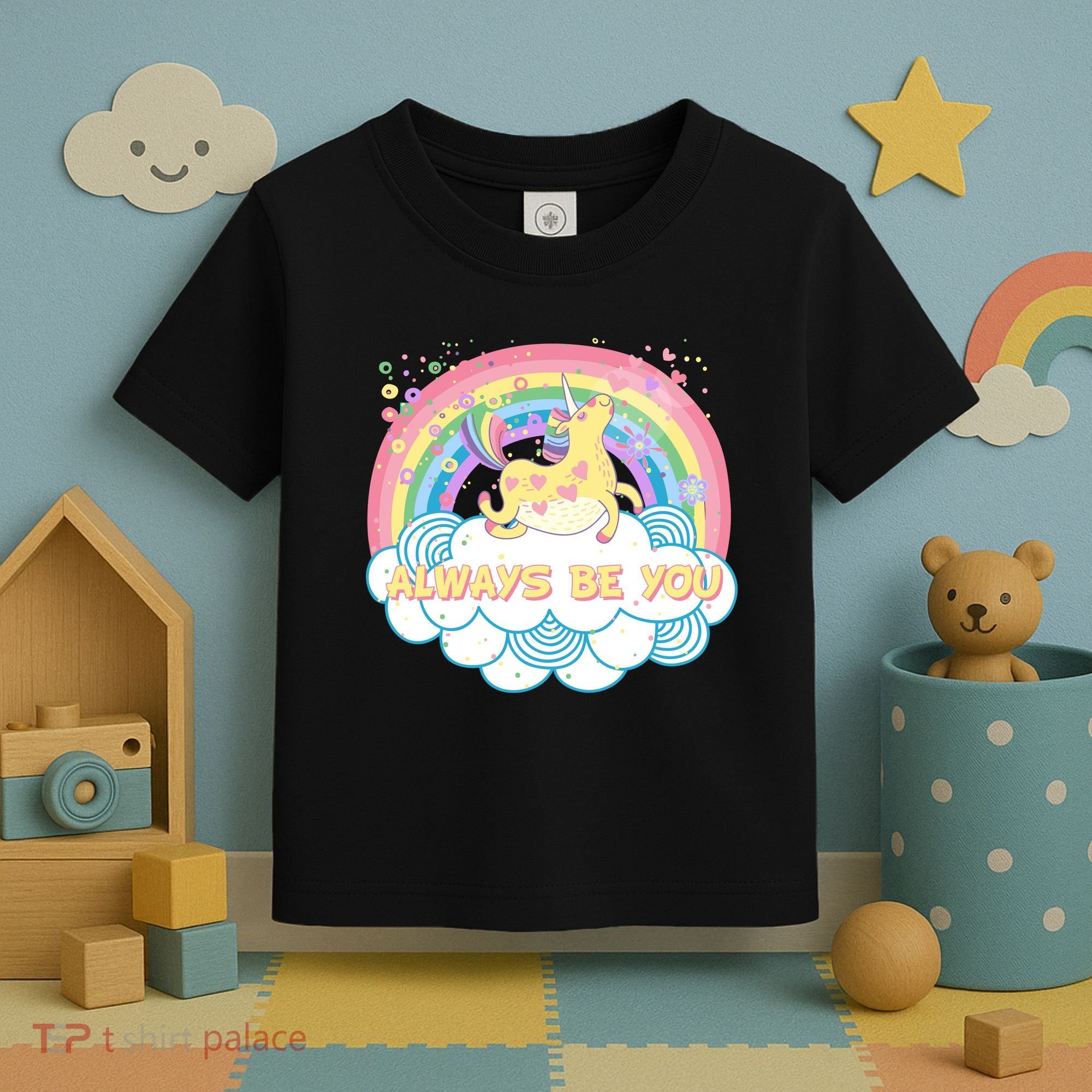 Always Be You Unicorn Rainbow Toddler T-Shirt