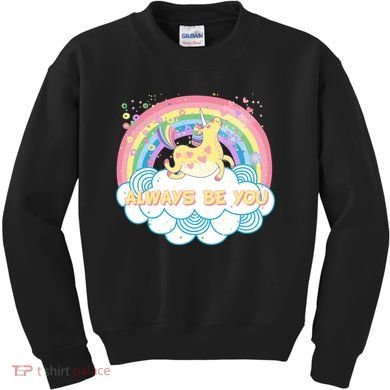 Always Be You Unicorn Rainbow Kids Sweatshirt