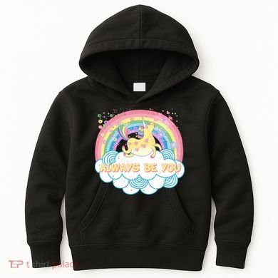Always Be You Unicorn Rainbow Kids Hoodie
