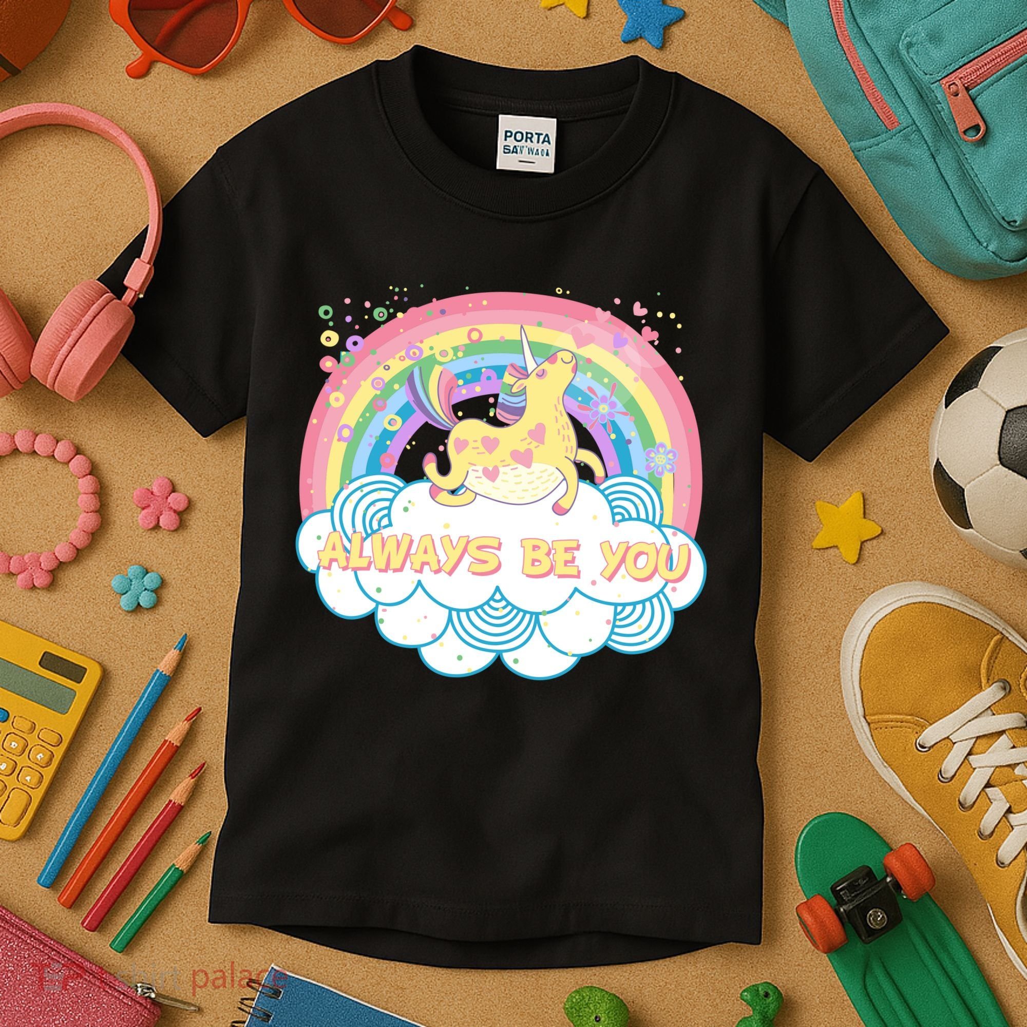 Always Be You Unicorn Rainbow Kids T-Shirt