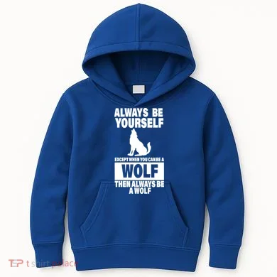 Always Be Yourself Excepts When You Can Be A Wolf Kids Hoodie