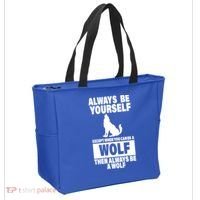 Always Be Yourself Excepts When You Can Be A Wolf Tote Bag thumb 2