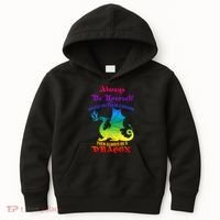 Always Be Yourself Unless You Can Be A Dragon  Kids Hoodie thumb 0
