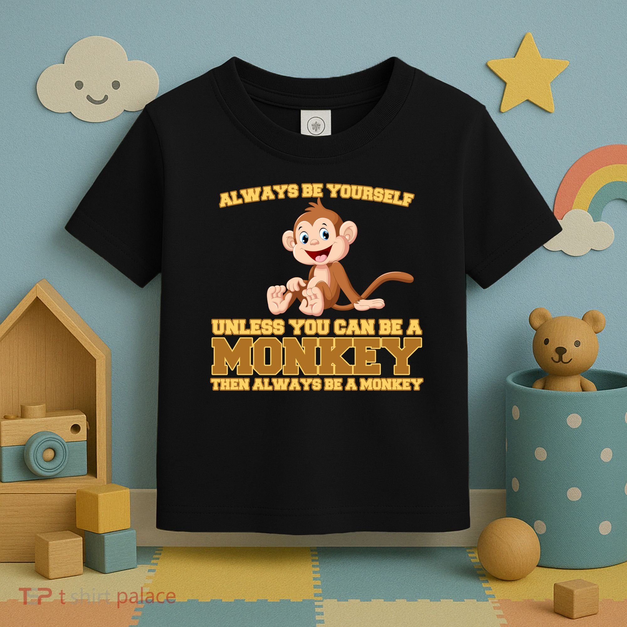 Always Be Yourself Unless You Can Be A Monkey Toddler T-Shirt
